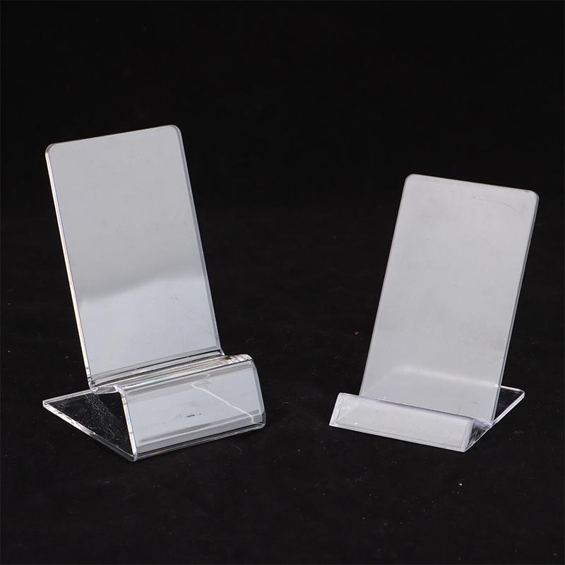 Прозрачный акриловый держатель для телефона, мини-портативная подставка для дисплея