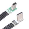 Угловой кабель Type C влево к USB для автомобильных видеорегистраторов, камер. Прочный силиконовый кабель-переходник Type C на USB.
