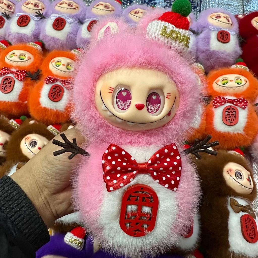 Новогодний снеговик Плюшевый кулон Подвеска для сумки-книги Брелок Подарочная кукла