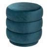 Velvet Pouf "Sinan" Atmosphera - Duck Blue