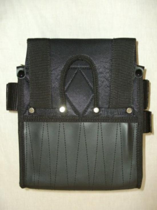 Kozuchi Hard Lab Externally Stitched Nail Extra (HARD LAB) Bag, Large, Black, HL-301B