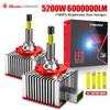 5200 Вт Светодиодная фара D3S D1S D2S D4S Белая 6000K Canbus Без ошибок 9488 Чип Csp 500000 Лм Турбовентилятор Автомобильные лампы D1R D3R D4R Светодиодный свет
