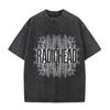 Vintage Washed Round Neck Yk Tshirt Unisex Clothing New in Top  Tees Camisetas Rock Band Radiohead Tour Album YK