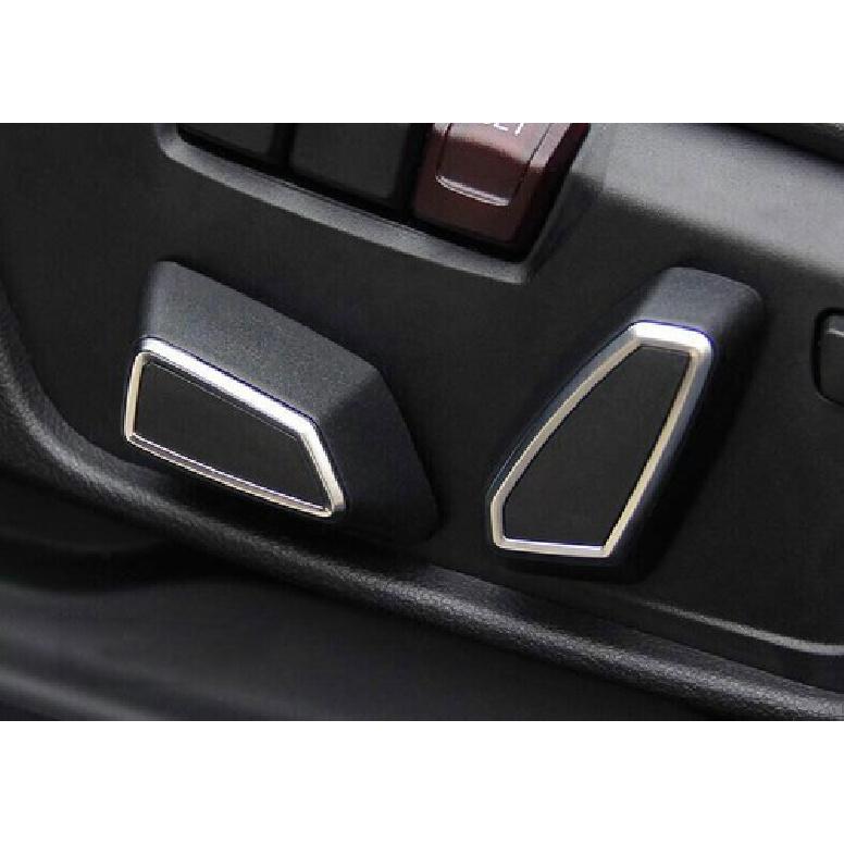 Fit For BMW 5 Series G30 2018- ABS Black Electric Seat Adjustment Cover Trim