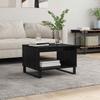Coffee Table Black Oak Effect 60 x 50 x 40 cm Engineered Wood
