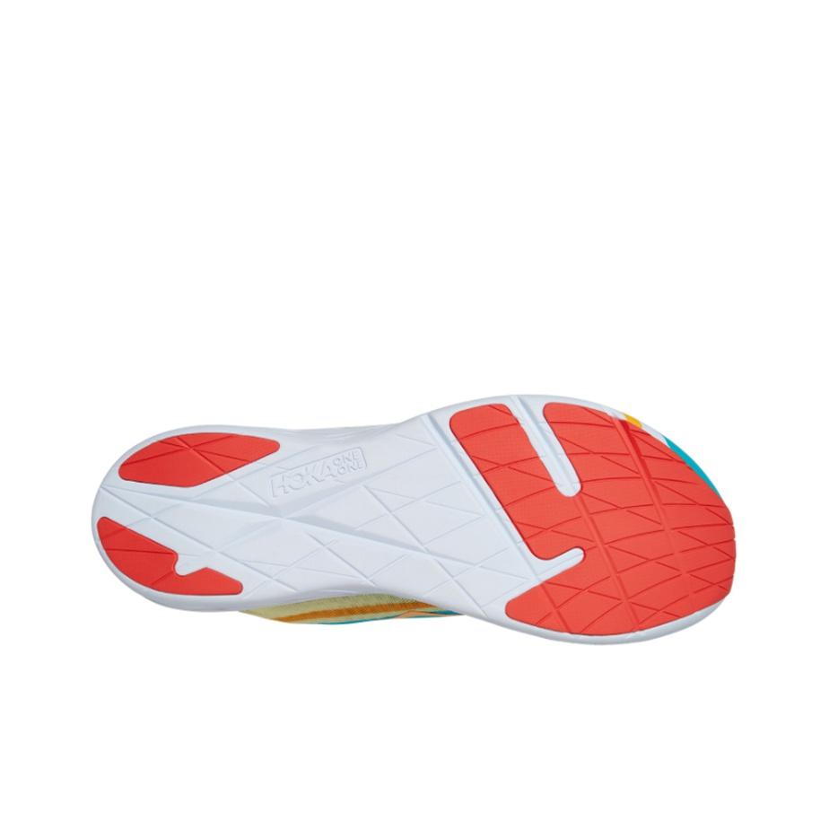 Hoka One One Rocket X Голубой аквамарин (Все гендерные) Мужские кроссовки Luminary-Green 1113532-SBLGR