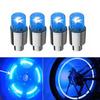 4PCS Car Auto Wheel Tire Tyre Air Valve Stem LED Light Caps Cover Accessories US