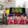 Мультяшное аниме про баскетбол Slam Dunk, мягкое флисовое одеяло для кроватей, спальни, дивана, пикника, плед для отдыха на открытом воздухе, подарок