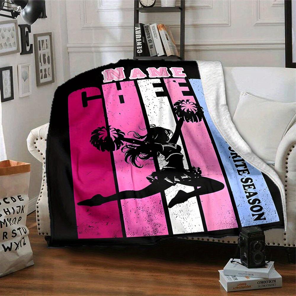 Live Cheer Blanket Personalized Name Soft Comfortable Stylish Blanket Car Blanket Perfect For Travel Camping Outdoor Home Suitable For All Seasons