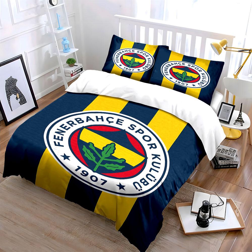 "Fenerbahce Club Bedding Set" Bedding Duvet Cover Set Duvet Cover Pillowcases (1 * Duvet Cover 2 * Pillowcases, without duvet insert)