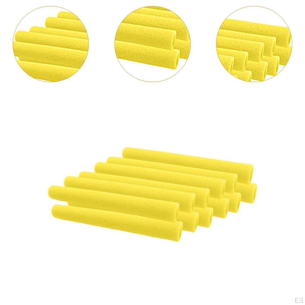 12 шт. батутных шестов, пенопластовые рукава, защитные чехлы, удобные, 15,75 дюйма, прочные, легкие