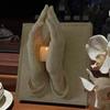 Yousheng Prayer Hand Candlestick Resin Material Symbol of Faith Emotion Warmth Hope Candle Stand Peaceful Home Accent