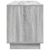 TV Stand with LED Lights Grey Sonoma 160.5x41x50 cm
