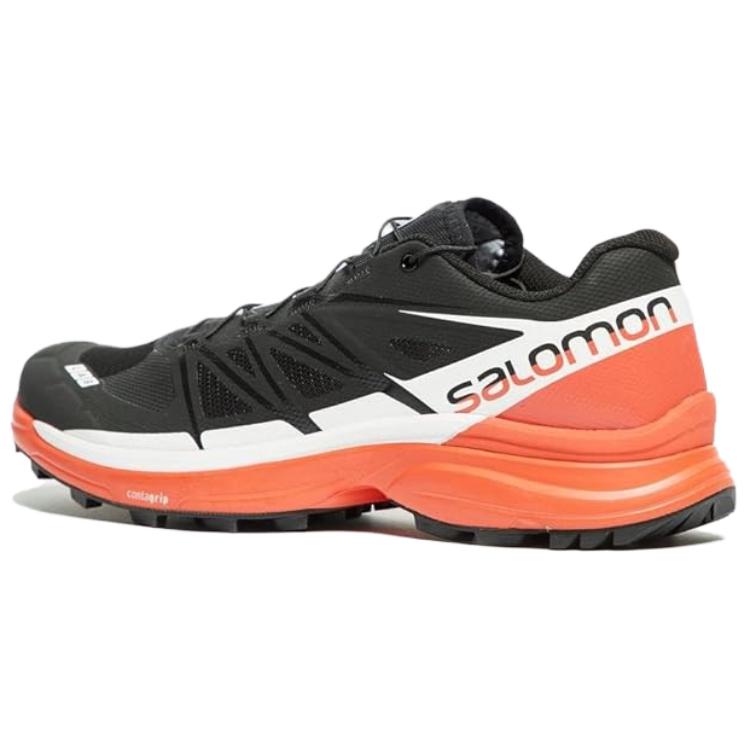 SALOMON S LAB Нескользящие износостойкие низкие альпинистские ботинки унисекс Черно-оранжевые 391959