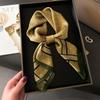 70X70cm Luxury Design Silk Scarf Women Hair Band Neckerchief Ribbon Hairband Tie Neck Bag Sunscreen Shawls For Mom Foulard Gift