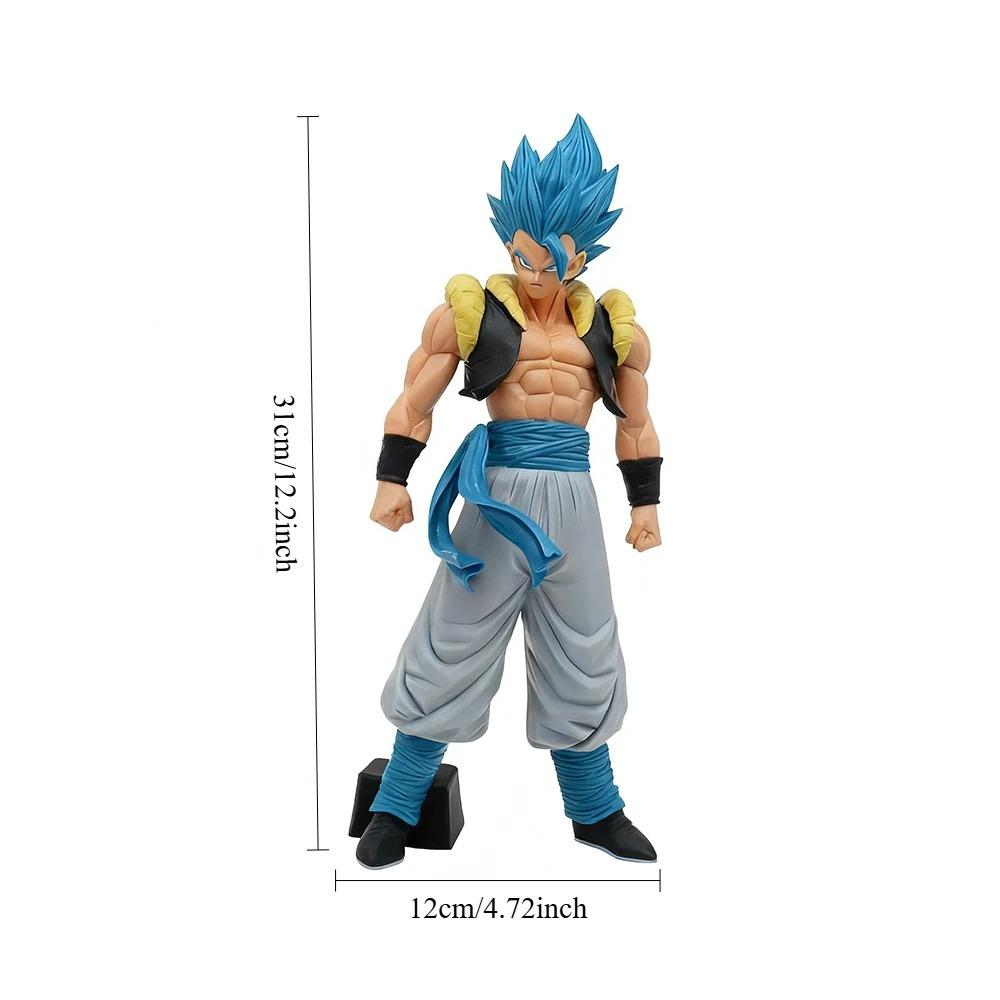 Ручная работа Dragon Ball Супер Синий Веджета Фигурка Действия ПВХ Кукла Супер Гоку Аниме Аксессуары Ручная Работа Домашняя Коллекция Декор