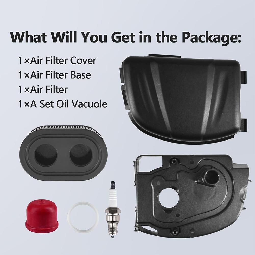 595658 Cleaner Cover with 798452 Filter and 595661 Base for B&S 595661 798452 595658 Lawn Mower Fit for 550E 550EX 575EX 625EX