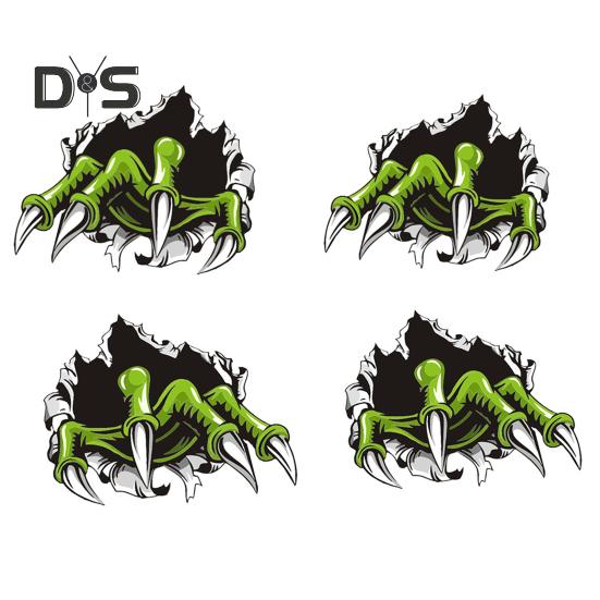 Призрачный коготь автомобильная наклейка устойчивая к атмосферным воздействиям самоклеящаяся авто внедорожник окно автомобиля кузов бампер украшение от царапин демон ручная отделка наклейка автомобиль