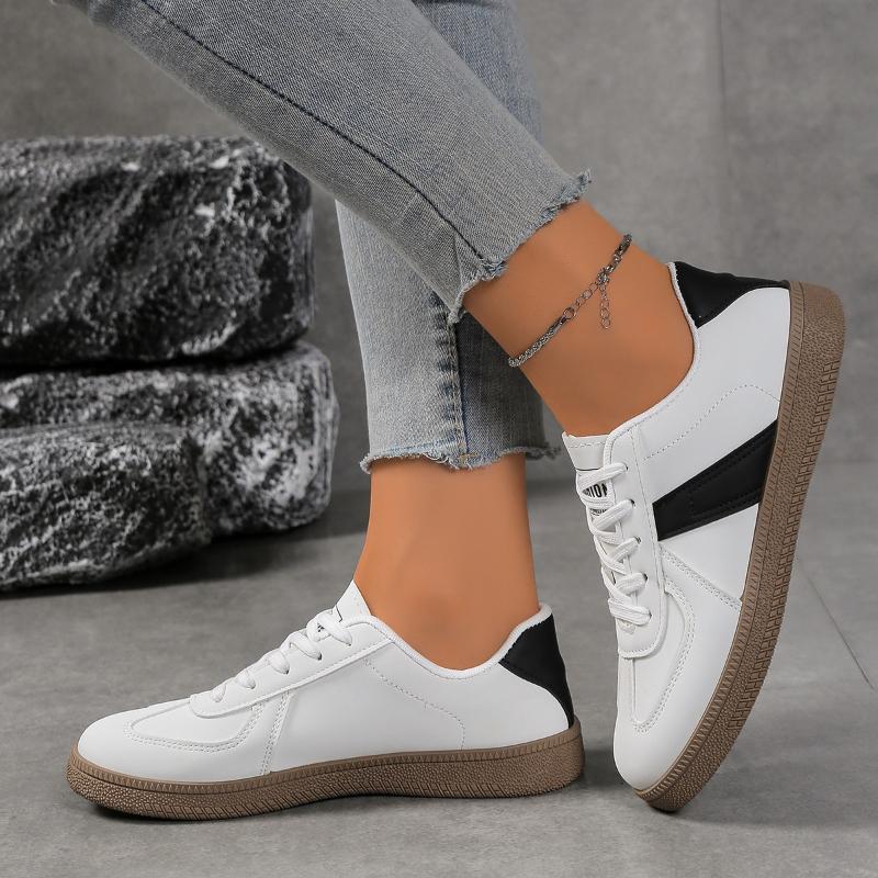 Весенне-осенние новые женские туфли на плоской подошве с ремешком, круглым носком и смешанной расцветкой, удобные, с мягкой подошвой, спортивные и для отдыха