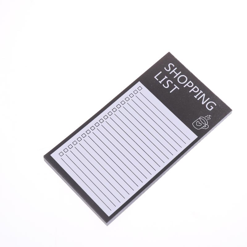Магнитный блокнот для заметок Доска для сообщений на холодильник Портативный отрывной блокнот Планировщик заметок Список покупок Для дома офиса школы