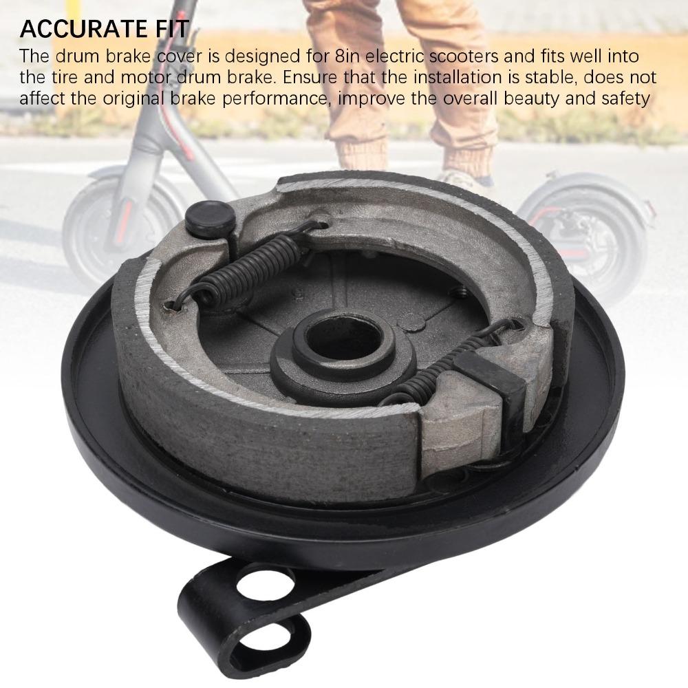 8 in Electric Scooter Brake Cover Aluminum Wheel Hub Brake Cover Electric Scooter Replacement