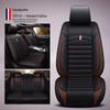 Универсальный полный кожаный чехол-подушка на сиденье автомобиля для пяти сидений - Съемный, Всесезонный, для компактных автомобилей