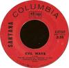 7-дюймовая пластинка SANTANA - Evil Ways / Waiting 445069 Columbia 1969 США Рок Б/У