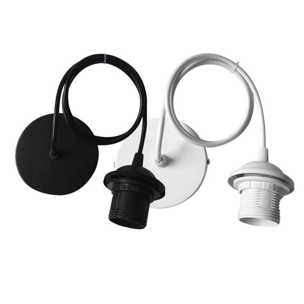 Fitting Lantern E27 Retro Lampshade DIY Bulb Base Line Lamp Holder Ceiling Light