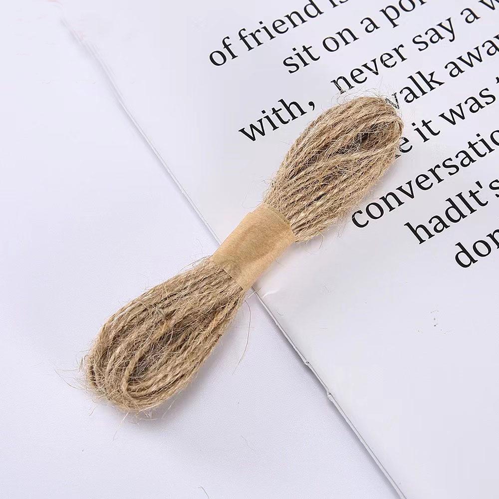 Декор для кошачьего дерева из плетеной джутовой веревки ручной работы с винтажной биркой из мешковины