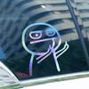Funny Car Sticker, Meme Decal, Reflective Waterproof Vinyl, for Car Bumper, Laptop, Phone (10.5cm)