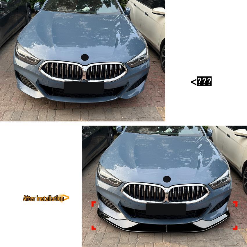 BMW 8 серии (G14/G15/G16, 2019+) Аксессуар-спойлер накладка на передний бампер