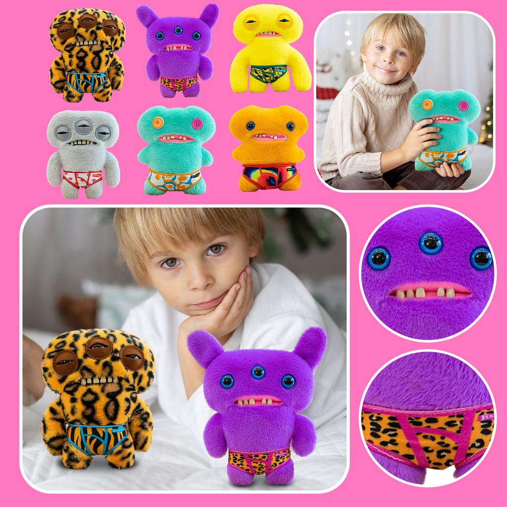 Funny Ugly Plush Dolls, Plush Toys, Collectibles, Silly Toys, Ugly Cute Dolls With Big Teeth