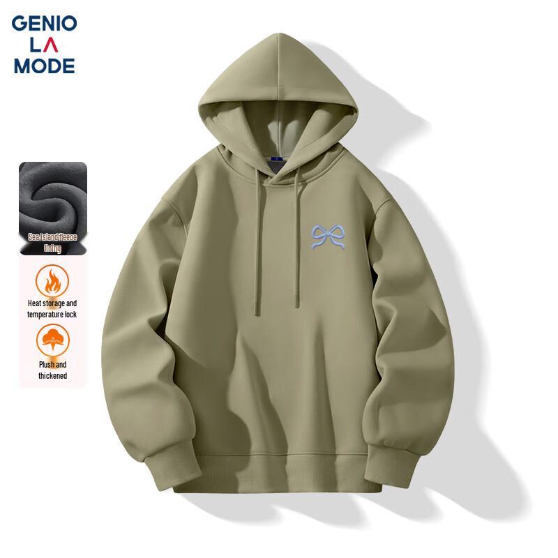 Мужская толстовка с капюшоном на флисовой подкладке GENIOLAMODE