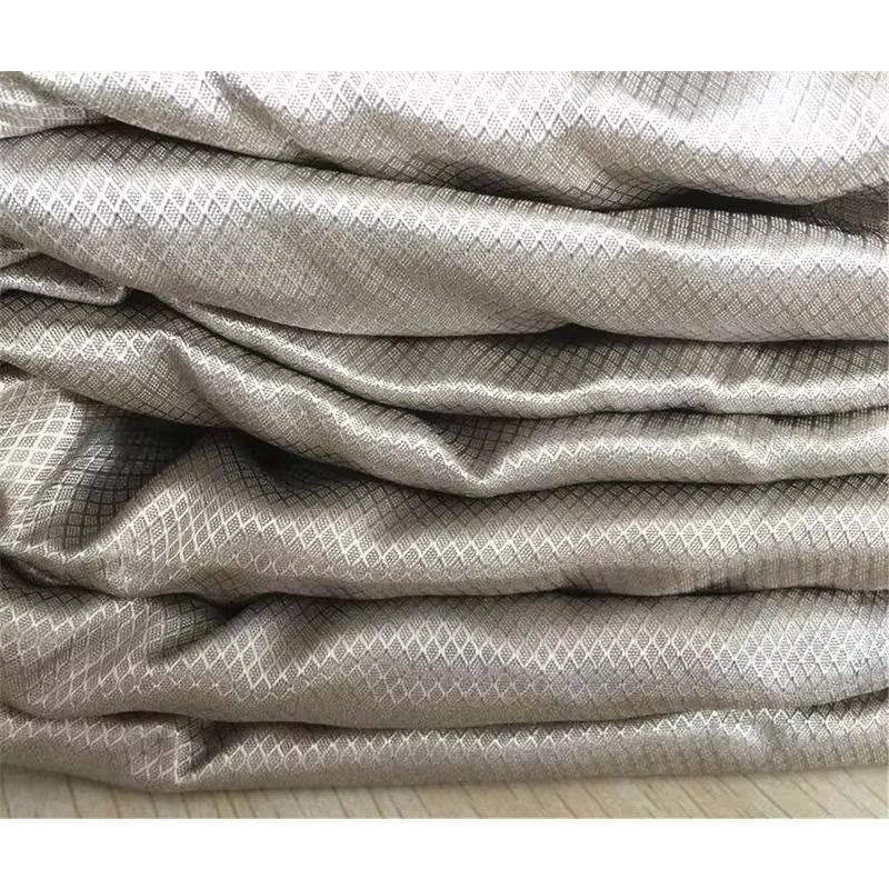 30см/50см/100см/200см*145см Ткань из серебряного волокна для защиты от излучения и блокировки RFID для шитья сумок, защиты