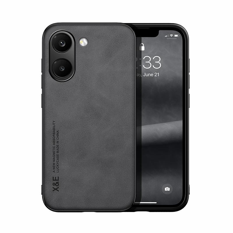 For Xiaomi POCO X8 Pro X8 Pro Max Case Shockproof Leather Texture Silky Feel Cover With Magnetic Attaction inside