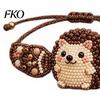 Beading Tools DIY Beaded Bracelet Making Kit, Kit with Colorful Set Beads And Animal Charms, Handmade Jewelry Craft for Adults