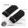 Warm Mens Split Finger Fleece Gloves With Touchscreen Compatibility For Winter