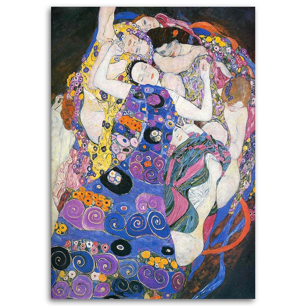 Canvas Print, Virgin - G. Klimt Reproduction