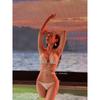 European and American swimsuit 1011 new swimsuit sexy bikini gold chain lace-up swimsuit bikini