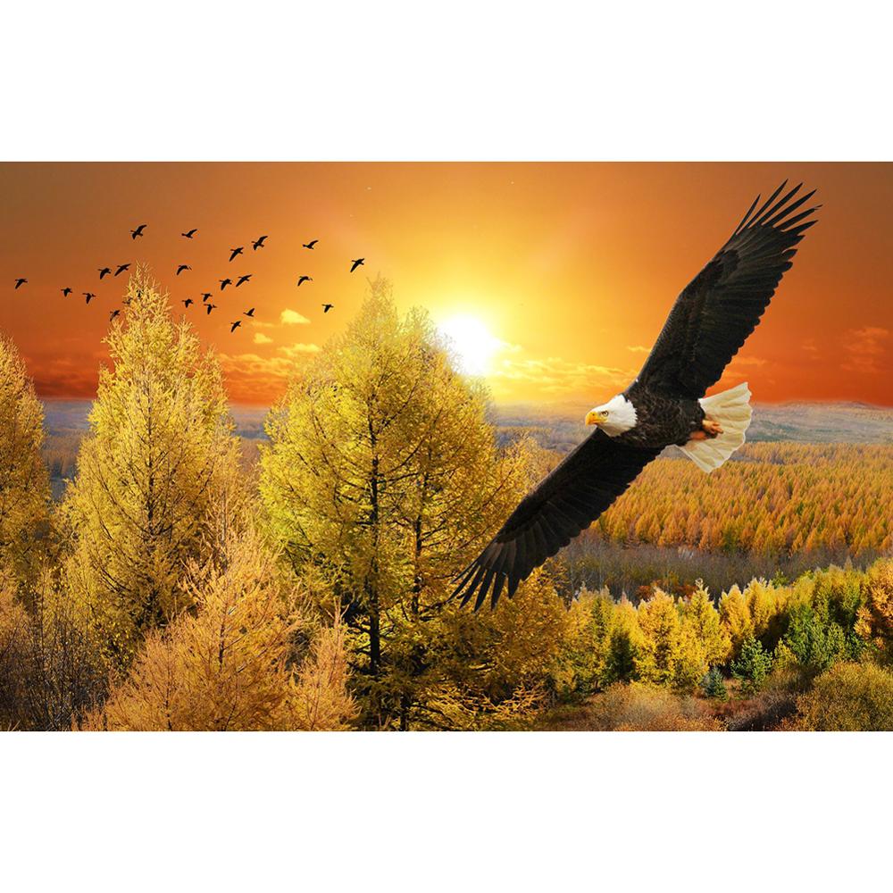 5D алмазная живопись закат пейзаж Diy круглая вода алмазная вышивка пляжная мозаика узор полный дизайн украшения дома