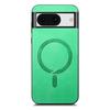 Магнитный Беспроводной Зарядный Тонкий Чехол-Кожаная Накладка Для Google Pixel 9 9Pro 8 8A 7 7Pro 7A Противоударный Однотонный Чехол Funda