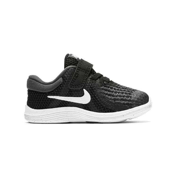 Nike Revolution 4 Velcro Спортивные Дышащие Амортизирующие Кроссовки с Низким Верхом Детские Кроссовки Черные 943304-006