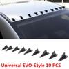 New 10 X Car EVO-Style Roof Shark Fins Wing Spoilers Generator Universal Decorative
