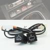 Автомобильное зарядное устройство USB PD Quick Charge QC3.0, адаптер для зарядки телефона, кнопка выхода для Volkswagen Golf 6 Jetta 5 MK6 Scirocco 2006-2012