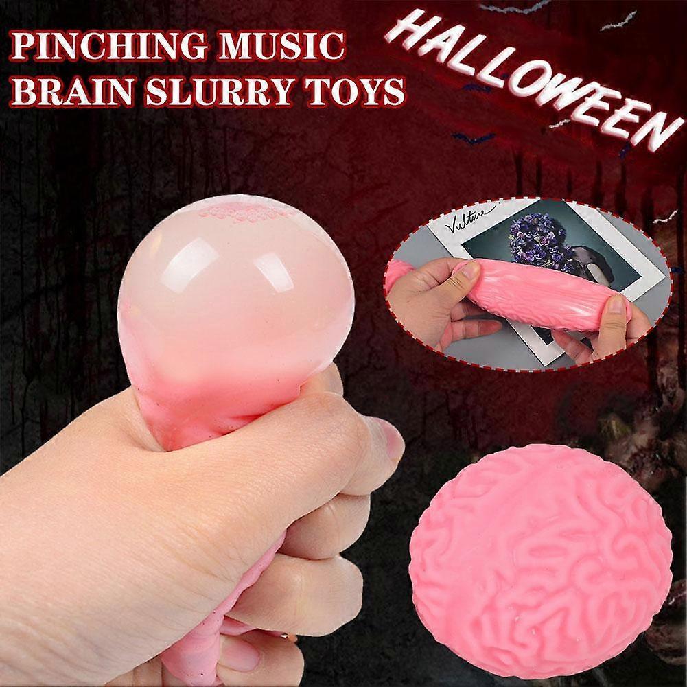 Decompression Toy Halloween Prank Brain Decompression Brain Guts Decompression Dough Ball Pinch Toy