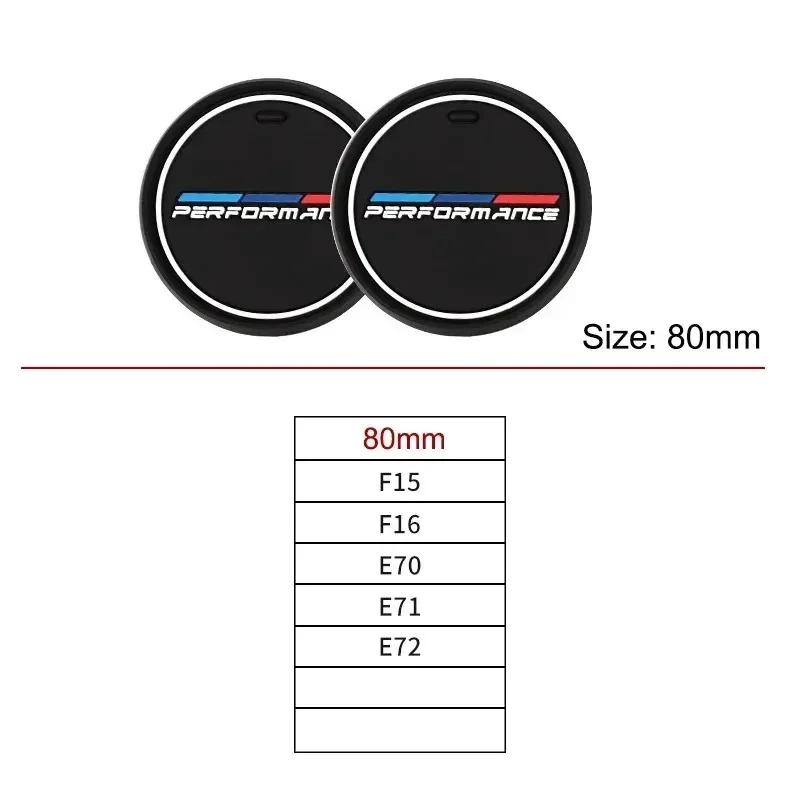 -Car Coaster Water Cup Bottle Holder Anti-slip Pad Mat for BMW E60 E70 E82 E88 E90 E92 F01 F10 F30 G01 G20 G21 G30 G11 F15 X5 X3