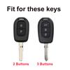 Чехол-брелок для ключа автомобиля с 2/3 кнопками для Renault Duster Logan Laguna Scenic Master Megane Dacia Dokker