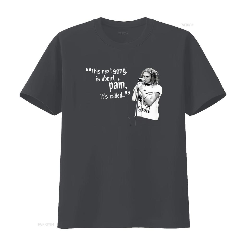 Layne Staley Retro Rock Tribute T Shirt Thank You For The Memories Design Sizes S 4XL NL152 vintage Washed Casual graphic
