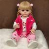 Реалистичные куклы Reborn Baby Girl, Бетти Рая, наклеенный парик, имитация волос, кукла 55 см, полностью силиконовое тело для купания, 22-дюймовая коллекция, художественная кукла, детские игрушки для игр