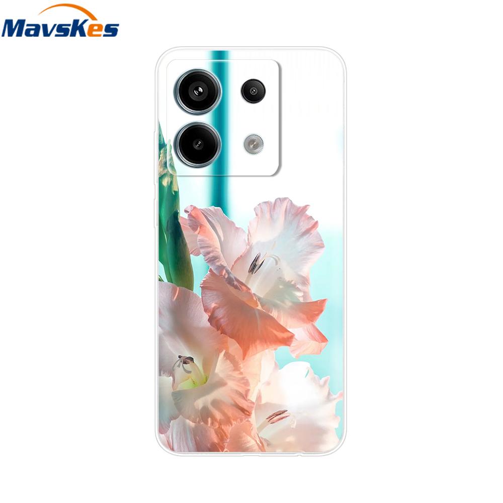 Для Redmi Note 13 Pro 4G 5G Чехлы Cover ТПУ Силиконовый Защитный Чехол Для Xiaomi Redmi Note13 13Pro Телефон Прозрачная Задняя Крышка Бампер